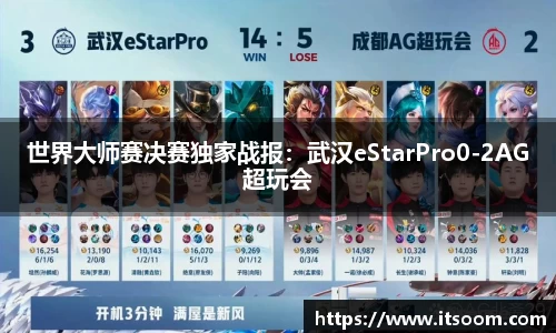 世界大师赛决赛独家战报：武汉eStarPro0-2AG超玩会